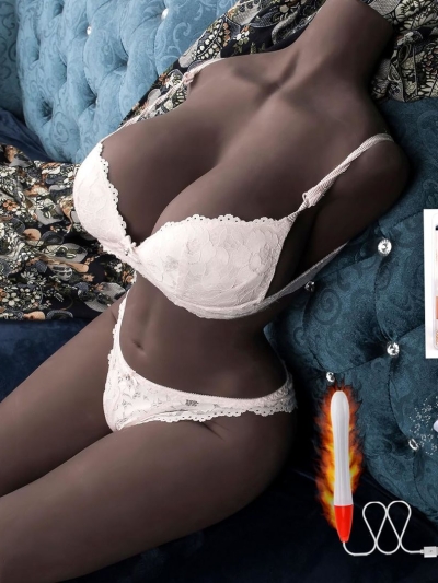 Zara – Realistic Dark TPE Sex Doll Torso with Curves